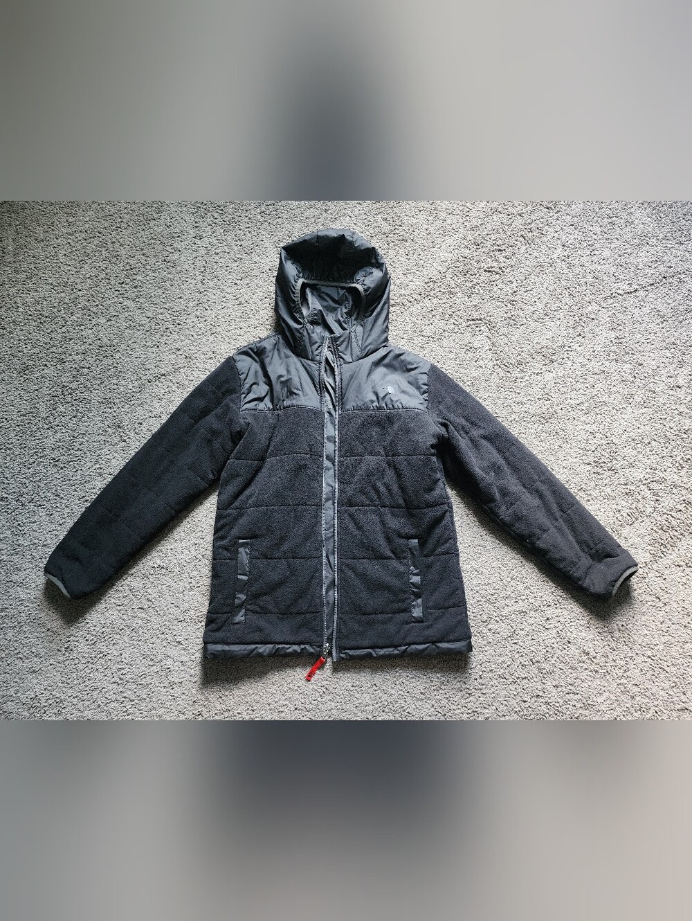 The North Face Kids Hooded Reversible Puffer Jacket
